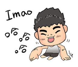 Cute Gorilla Boy sticker #15814037