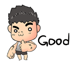 Cute Gorilla Boy sticker #15814038
