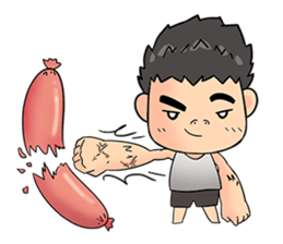 Cute Gorilla Boy sticker #15814040