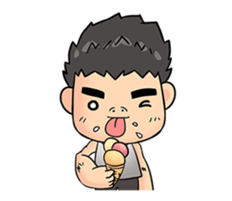 Cute Gorilla Boy sticker #15814042