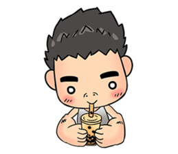 Cute Gorilla Boy sticker #15814043