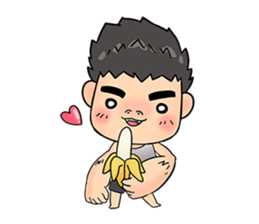 Cute Gorilla Boy sticker #15814044