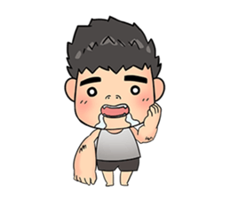 Cute Gorilla Boy sticker #15814046