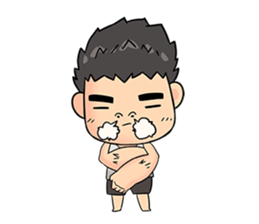 Cute Gorilla Boy sticker #15814048