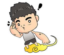 Cute Gorilla Boy sticker #15814049