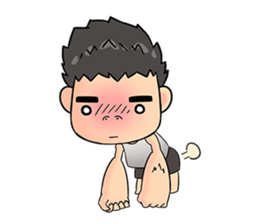 Cute Gorilla Boy sticker #15814050