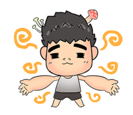 Cute Gorilla Boy sticker #15814051