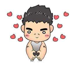 Cute Gorilla Boy sticker #15814052