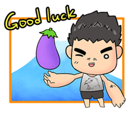 Cute Gorilla Boy sticker #15814054