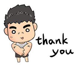 Cute Gorilla Boy sticker #15814055