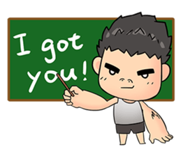 Cute Gorilla Boy sticker #15814057