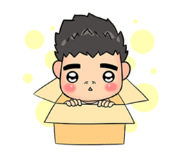 Cute Gorilla Boy sticker #15814059