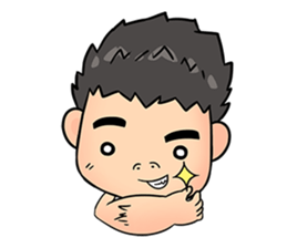 Cute Gorilla Boy sticker #15814060