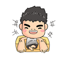 Cute Gorilla Boy sticker #15814062