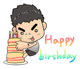 Cute Gorilla Boy sticker #15814063