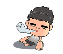 Cute Gorilla Boy sticker #15814065