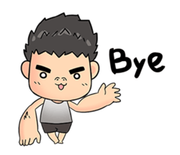 Cute Gorilla Boy sticker #15814073