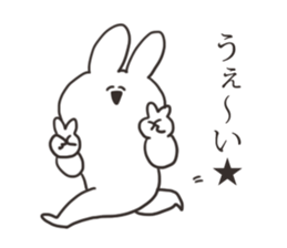 The rabbit about which I'm happily sticker #15814271