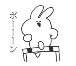 The rabbit about which I'm happily sticker #15814274