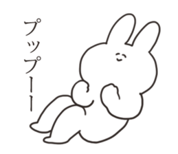 The rabbit about which I'm happily sticker #15814294