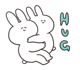 The rabbit about which I'm happily sticker #15814300