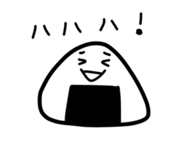 Late rice ball 2 sticker #15814549