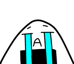 Late rice ball 2 sticker #15814552