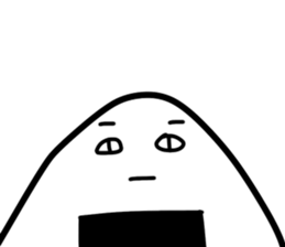 Late rice ball 2 sticker #15814553