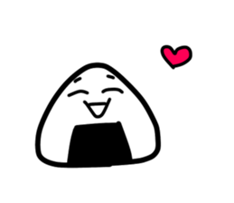 Late rice ball 2 sticker #15814554
