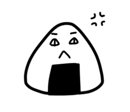 Late rice ball 2 sticker #15814555