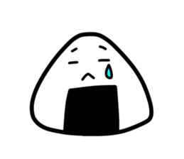 Late rice ball 2 sticker #15814556