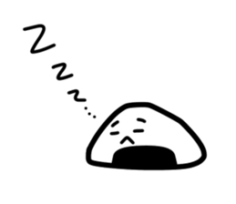 Late rice ball 2 sticker #15814561