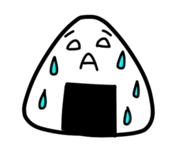 Late rice ball 2 sticker #15814562