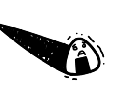 Late rice ball 2 sticker #15814563