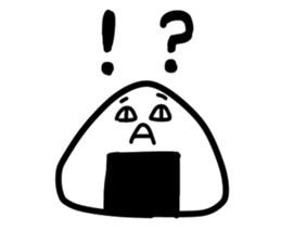 Late rice ball 2 sticker #15814566