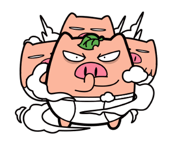 Pp Bear and Pants Pig 9 sticker #15814757