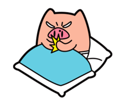 Pp Bear and Pants Pig 9 sticker #15814772