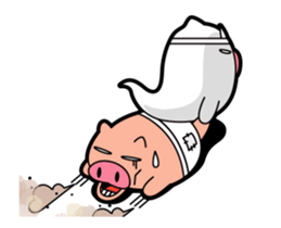 Pp Bear and Pants Pig 9 sticker #15814777