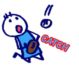 English scribbling(Baesball ver.) sticker #15814786