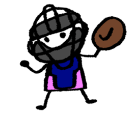 English scribbling(Baesball ver.) sticker #15814787