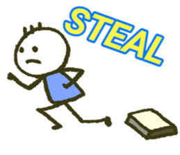 English scribbling(Baesball ver.) sticker #15814788