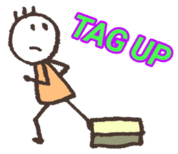 English scribbling(Baesball ver.) sticker #15814791