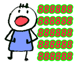 English scribbling(Baesball ver.) sticker #15814800