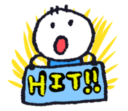 English scribbling(Baesball ver.) sticker #15814801