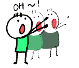 English scribbling(Baesball ver.) sticker #15814803