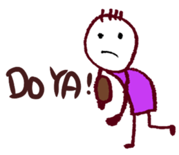 English scribbling(Baesball ver.) sticker #15814815