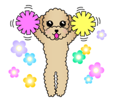 Animated! The Toy Poodle stickers sticker #15814944