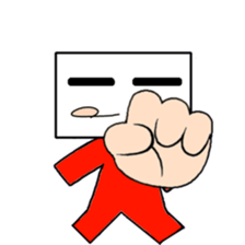 Lucky Square face sticker #15815035