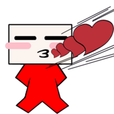 Lucky Square face sticker #15815038