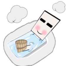 Lucky Square face sticker #15815040